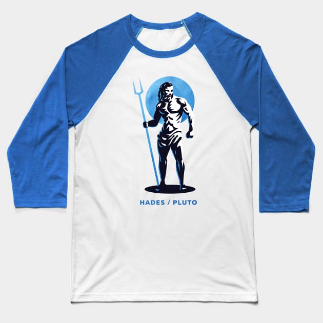 Hades / Pluto Baseball T-Shirt by DISOBEY